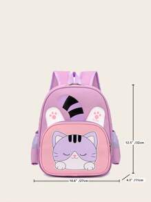 New Cute Cartoon Pattern Children's Backpack, Travel Vacation Backpack, Back To School Backpack - Multicolor - View 11