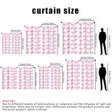 2 Rèm cửa sổ trang trí nơ màu hồng xanh dễ thương và ngọt ngào - Thiết kế túi thanh để đảm bảo sự riêng tư và dễ lắp đặt - Hoàn hảo cho trang trí phòng khách và phòng ngủ, có thể giặt bằng máy, rèm trang trí hình trái tim cho bé gái vào dịp Giáng sinh và năm mới - Nhiều màu - Xem 9