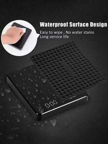 Digital Coffee Scale With Timer, LED Digital Electronic Drip Coffee Scale, Kitchen Scale, Black - Multicolor - View 3