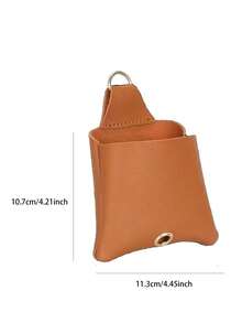 1Pc Car Air Outlet Storage Bag Vehicle Dashboard Pocket Organizer For Phone Power Bank Keys Money Cards Glasses Sunglasses Double Layer Car Accessories Interior Organization - Multicolor - View 9