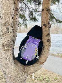 SKYSPER - Mochila de senderismo pequeña, 20 L, ligera, mochila de viaje, senderismo, para mujeres y hombres - Morado - Ver 10