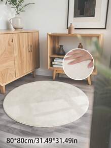 1 pieza Alfombra de terciopelo suave con diseño de helado de crema, ideal para dormitorio/sala de estar, con suavidad y comodidad como una nube, diseño minimalista europeo, versátil para el hogar, dormitorio, sala de estar, balcón, oficina, sala de relajación y talla grande, para renovación primaveral, adecuada para el Día del Padre, Día de la Madre, Día del Trabajo, decoración del hogar de Pascua, nueva colección de primavera