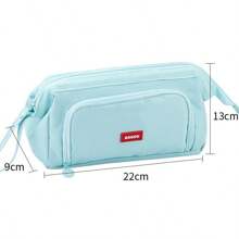 Large Capacity Boat-Shaped Pencil Case, Cosmetic Storage Bag, Portable Stationery Box, School Supplies