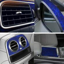 1 Roll Premium Blue Floral Carbon PVC Vinyl Protective Film For Cars - Heat Resistant, Waterproof, Anti-Slip, UV Resistant - one-size - View 11