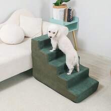 Premium Adjustable Pet Stairs Designed For Dogs And Cats - With Non-Slip Base And Removable Cover For Easy Cleaning, Lightweight Climbing Solution Suitable For All Ages - Multicolor - View 17