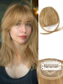 假隐形合成空气刘海发夹接发前刘海发片空气刘海纤维优质发型配件