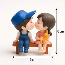 Miniatura Casal Mini Jardim E Terrários Maquete Decoração - Multicolorido - Visão 4