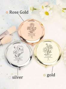 1 Gương trang điểm nhỏ gọn tùy chỉnh - Quà tặng đám cưới thanh lịch - Quà tặng tiệc độc thân - Gương trang điểm khắc đẹp mắt - Quà tặng phù dâu, Đa năng, Bền, Trang trí, Có thể tái sử dụng, Tinh tế, Phong cách, Chất lượng cao, Nhiều màu sắc, Hiện đại, Tùy chỉnh, Cá nhân hóa - Nhiều màu - Xem 19