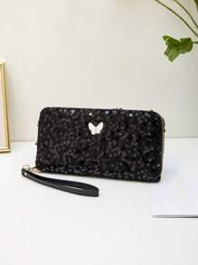 Sequin Fashion Wallet Clutch Purse For Women Wallet Purse Wallet Long Wallet Wristlet Wallet Money Wallet Fall