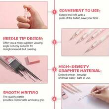 15 Stücke Pfirsich Automatik Bleistift Set, beinhaltet 0,5 mm HB Bleistiftminen und süße saftige Pfirsich Radiergummis - leicht, rosa Themen Design, geeignet für Schule, Skizzieren und Zeichnen, niedliche Automatik Bleistifte, Sommer