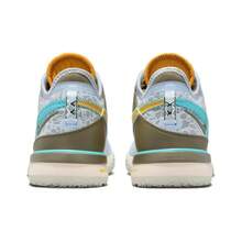 Nike LeBron NXXT Gen EP, Round Toe Lace-Up Low-Top Basketball Shoes, Men's, Blue And White - Blue and White - View 5