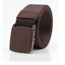 Wide Military Nylon Belt Kit With Wide Zinc Buckle And Quick Release - 酒紅色 - 查看 5