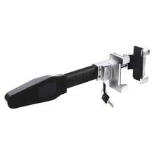 SanBouSi For Car Steering Wheel Lock Steering Wheel Lock With Alarm Heavy Duty Anti-Theft Car Device - Black - View 4