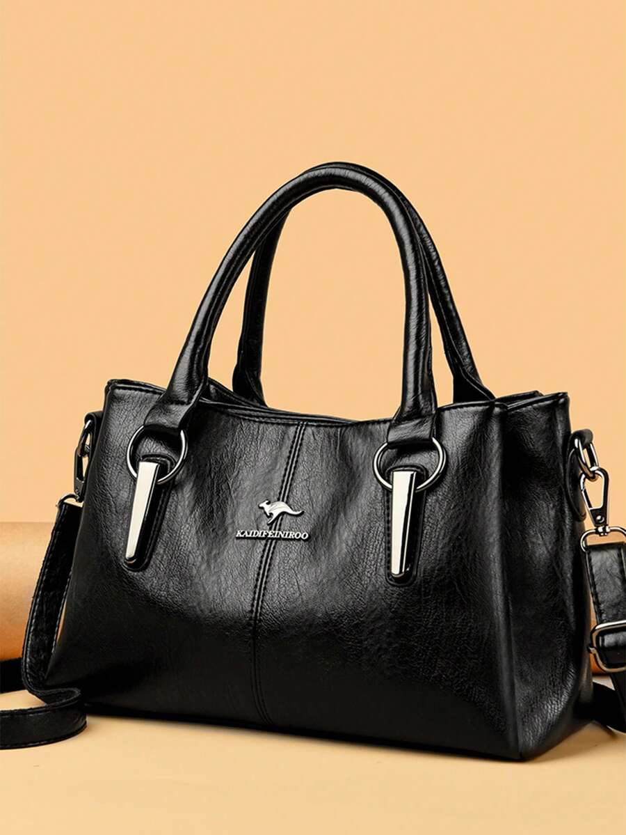 KAIDIFEINIROO 2026 Luxury Women's Handbag, Designer Soft Leather Shoulder Tote Bag, Large Capacity Elegant Satchel