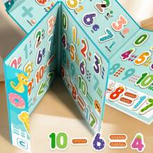Kinder Papier-basierte Aufklärungskognitive Spielsachen, Magnetische digitale Rechenunterrichtshilfen, Baby Intelligenz Frühkindliche Bildung Trainings Spiele.