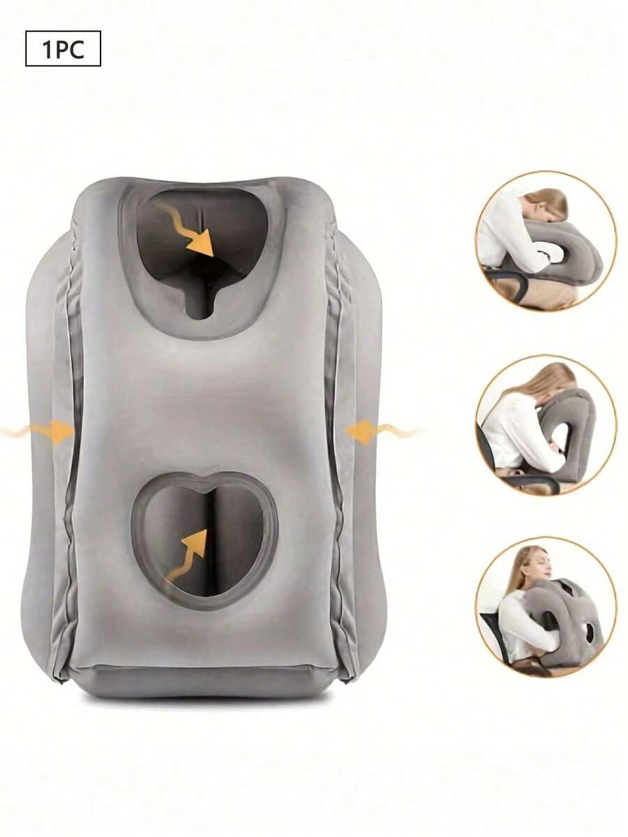 1 Gối du lịch bơm hơi cho máy bay, Gối hơi cổ để ngủ, Gối du lịch, Gối bơm hơi tựa đầu cổ di động Từ, Để tránh đau cổ và vai, Gối hỗ trợ đầu cổ và thắt lưng thoải mái, Dùng cho máy bay, ô tô, xe buýt và văn phòng - Những vật dụng cần thiết khi đi du lịch - Gối cổ ngày lễ du lịch - Nhiều màu - Xem 1