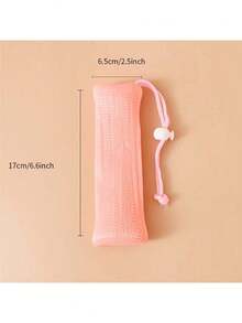 1 pezzo Sacchetto in rete esfoliante per sapone, borsetta per schiuma detergente per il viso con cordoncino, mantiene il sapone fresco e pulito, per il bagno, per i viaggi, per il campeggio, per il dormitorio universitario, minimalista, per studenti, per uomo e donna, accessori da viaggio, articoli per il ritorno a scuola, essenziali per il dormitorio, decorazione per il bagno, decorazione autunnale