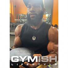 Men Chain NecklacesWorkout Necklace For Men Weight Plate Necklace Dumbbell Necklace For Savages And Rough Guys Awesome Gym Plate Necklace Great Present For A Sport Addict Adjustable Leather Cordfor Boys - 如圖 - 查看 3