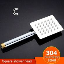 Universal Stainless Steel Handheld Large Bath Shower Head Handset - C - View 1