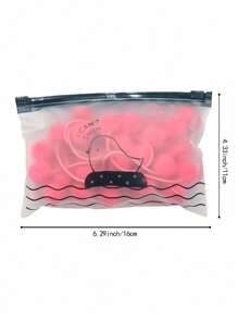 20 个 1.4 英寸小号纯色双层毛球 带弹力绳 手工制作发带 适合儿童女孩发饰