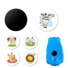 Set de 5 pegatinas termocromáticas de colores de dibujos animados para niños, pegatinas de entrenamiento para ir al baño resistentes al agua que cambian de color para niños y niñas - Multicolor - Ver 11