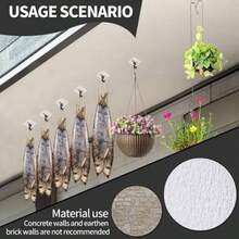 5PCS Kitchen Adjustable Hook Dualpurpose Movable Sidemounted Toploading Hook