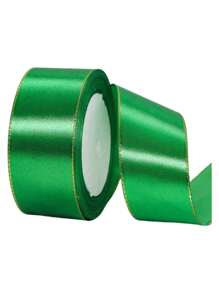 1pc 4cm Gold Ribbon, Ribbon, Colorful Ribbon, Ribbon For Wedding Cake Decoration, Chair Back, Gift Wrapping, DIY - Multicolor - View 18