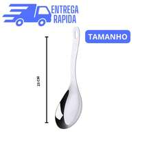 Kit 2 Premium Stainless Steel Rice Spoons 23 CM - Multicolor - View 4