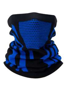 1pc Neck High Elasticity Face Mask For Men And Women, Outdoor Cycling Autumn And Winter Knitted Ski Mask, Sports Warm Scarf, Breathable All Season Seamless Hollow Neck Cover, Headscarf, Cold Resistant Scarf For Women, Women's And Men's Cycling Sports Windproof Dustproof Neck Cover