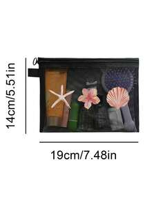 Sac en maille à motif de lettres de plage, sac fourre-tout en maille grande capacité, cadeau pour la fête des mères, sac de toilette portable en maille, sac fourre-tout en maille d'atmosphère maritime, grand sac de courses, à utiliser pour vous-même ou à offrir en cadeau à des amis, à votre mère, à des enseignants, grand sac fourre-tout - Multicolore - Voir 14