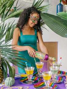 5/10pcs Acrylic Drink Stirrers/Stirring Spoons For Cocktail/Martini Mixing, Bar Party Tableware Decorations Household Cute Long-Handled Spoon,For Dessert, Heat-Resistant Creative Stirring Stick Spoon, Kitchen, Christmas Gift(Random Style)