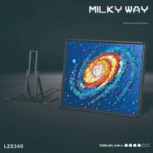 2000+ piezas de bloques de construcción para adultos, nebulosa galáctica creativa, Mona Lisa, girasol de otoño, modelo de ladrillo de alta dificultad de 2.5 mm de partículas micro, decoración del hogar, regalo de Navidad/Halloween/Día de San Valentín/Año Nuevo