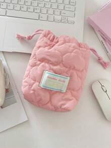 1pc Cute Quilted Camera Bag, CCD Storage Bag, Camera Bag, Soft Material, Anti-Drop & Dust-Proof, Compact Camera Pouch Suitable For Black Card Camera Storage, Minimalist & Portable, Anti-Drop & Scratch-Resistant, Multipurpose, Outdoor Use, Camera Accessory, Travel Essential, Cruise Essential, Dorm Essential, Birthday Gift, Bridesmaid Gift, Mother's Gift, Teacher's Gift, Back To School Gift, Plaid Charger Protective Case, Power Bank, Phone Charger, Digital Camera Accessory - Multicolor - View 13