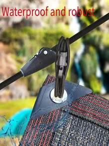 5/10PCS Heavy Duty Elastic Ropes With Hooks And Tension Straps - Adjustable Multi-Purpose Tie Downs For Home, Travel, Camping Gear | Durable Polyester/Rubber/Plastic, Windproof Folding Design, Car And Camping Accessories, Secure Fixation, Stylish Appearance, Solid Structure (Black, Green)