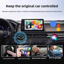 2 In 1 Wireless Carplay Android Auto Adapter Smart Mini Box Plug & Play For Nissan, And Most Cars - Multicolor - View 9