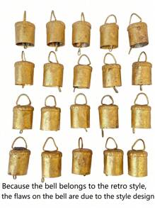 4/1pc Christmas Bell Ornament, Vintage Bronze Design Bell Ornament For Christmas Tree, Door, And Fireplace Decor, Christmas Wreath Accessory, Christmas And New Year Decoration