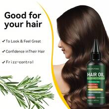 100ml Bottle 7-In-1 Hair Treatment Oil With Castor Oil + Banana Oil + Pumpkin Seed Oil + Peppermint Oil + Biotin + Keratin Moisturizing & Hydrating, Gentle Formula To Repair Dry, Frizzy Hair For All Hair Types & Scalp, Unisex Hair Supplies Hair Care - màu xanh lá - Xem 9
