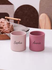 1pc Personalized Customization Name Baby Silicone Cup Solid Color Baby Tableware Portable Children Custom Water Bottles Winter Eve Gifts Back To School Winter Gift Ideas Boy Girl Valentine's Day Multi-Functional,Ornamental,Letter Exquisite,Stylish,Baby Fashion,Soft Squishy,Colorful,Cute Kawaii Adorable Unique,Customized Treasurefinds,Baby Gifts,Cutebaby For Children's Day,Multi-Functional,Ornamental,Letter,Stylish,Modern,Colorful,Cute,Adorable,Casual,Custom,Personalised,Unique,Customized,Ideal Gifts For Him,Ideal Gifts For Her,Halloween Edit,Back To School Fashion,Christmas Gift - Multicolor - View 8