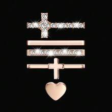 5/4/3pcs Metal Charms Decorative Ring Compatible With Apple Watch Band LOVE Diamond Rhinestone Ornament Smart Watch Silicone Strap Accessories Bracelet Fashionable Accessories (Watch And Band Not Included) Compatible With Apple Watch Band 38mm 40mm 41mm 42mm 44mm 45mm 46mm 49mm, Compatible With Apple Watch Series Ultra/Se/10/9/8/7/6/5/4/3/2/1 Watch Band Accessories Jewellery