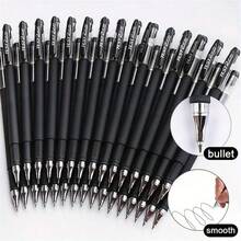 0.5 Mm Black Gel Pen For Office And Study, Business Pen, Graded Ink Ball Pen, Smooth Writing, Office And Exam Ball Pen, Executive Gel Pen Set - màu đen - Xem 8