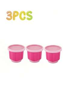 6/12 Packs Silicone Pudding Molds With Lids, Easy Release Non-Stick Octagon Jelly Molds Set For Mousse, Ice Cream - Perfect For Birthday Party Supplies, Camping Dessert, Home Baking, Christmas & Eid Gift