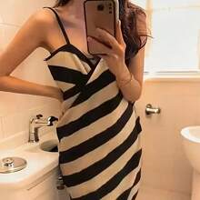 1 Backless Bathrobe - Wear-On Style, Outdoor, Quick-Drying And Absorbent Multifunctional Long Fabric, Adjustable Shoulder Strap Bath Skirt, Essential For Home Travel, Summer Back To School - Multicolor - View 7