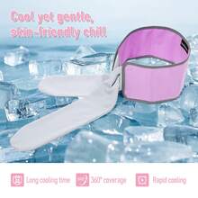 1 szt. Wielorazowy chłodzący okład na szyję, czoło, nadgarstki i kostki, ręcznik wielokrotnego użytku na upały, oddychający sprzęt do codziennego użytku dla mężczyzn, kobiet, przyjaciół, rodziny, sportu, szkoły, powrotu do szkoły, podróży, niezbędnych rzeczy w podróży, niezbędnych rzeczy w domu, spa, narzędzia do masażu, masaż, masażer, spa
