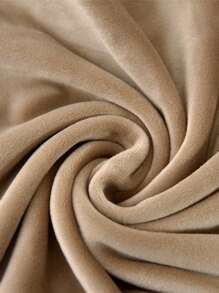 2pcs/Set Stretch Velvet Office Chair Cover Solid Color Split Swivel Chairs Cover Seat Slipcover For Desk Computer Chairs