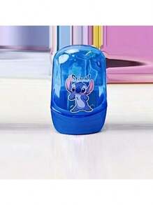 1 pièce, Taille-crayon Disney Stitch - Design de personnage mignon, matériau en plastique durable, 3 couleurs au choix (bleu/rose/transparent) - cadeau d'anniversaire préféré pour les écoles, les bureaux et les fans de Disney