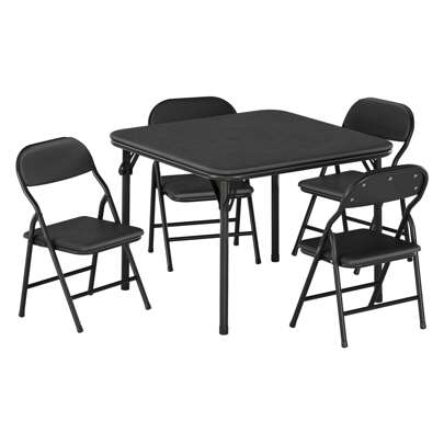 Juego de Mesa y 2 Sillas Plegables para Niños 2-6 Años | Set de Actividades con Patas Antideslizantes | Ideal para Comedor, Guardería, Aula y Espacios Pequeños
