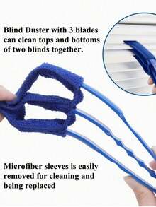 Reusable Window Cleaner, Detachable Louver Brush, Gap Cleaning Brush, Dust Removal Brush Can Separate And Clean Air Conditioning And Ventilation Equipment, Dust Removal Cleaning Tools, Cleaning Brushes, Household Gap Artifact, Multifunctional Cleaning Brush, Suitable For Car Air Conditioning Vents, Air Conditioning, Blinds, Small Gaps, Daily Necessities, Teacher'S Day Gifts