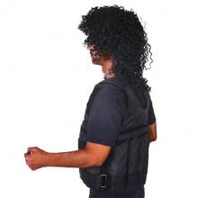 Exercise Weighted Vest Fitness Training Workout Sport 110lbs Weighted Adjustable - màu đen - Xem 10