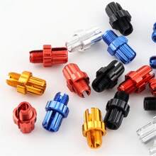 2 piezas Tornillos de ajuste de la palanca de freno de bicicleta con tuercas de palanca de freno entrelazadas M10, tornillos de ajuste de la palanca de freno de bicicleta de montaña, material de aleación de aluminio - El mejor regalo para entusiastas del ciclismo