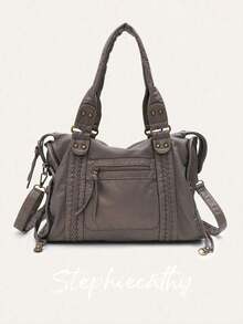 Women Tote Bags - 灰色 - 查看 9